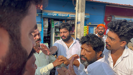 Main news activists clash